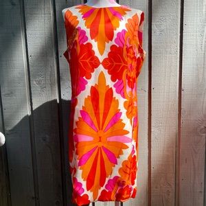 Oleg Cassini Psychedelic Dress.